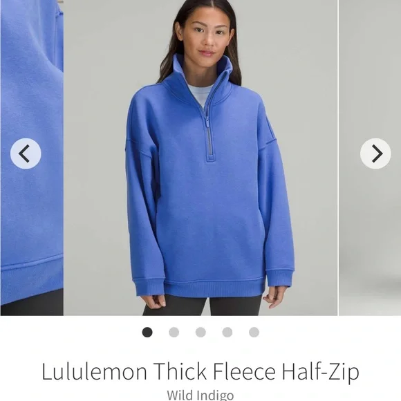 Lululemon Thick Fleece Half Zip M/L - Picture 6 of 14